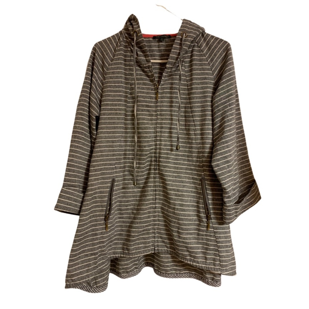 Striped Swing Jacket